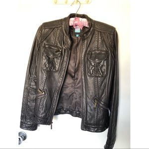 Barney’s co-op leather jacket